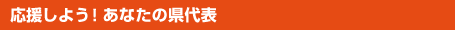 応援しよう!あなたの県代表